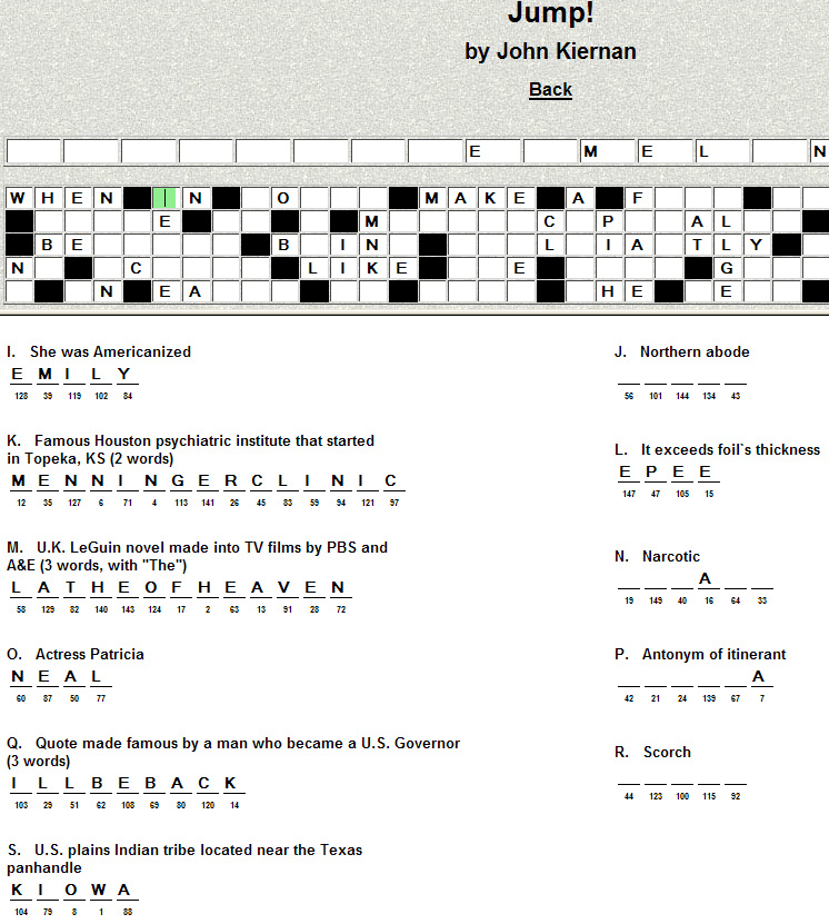 crostic puzzle